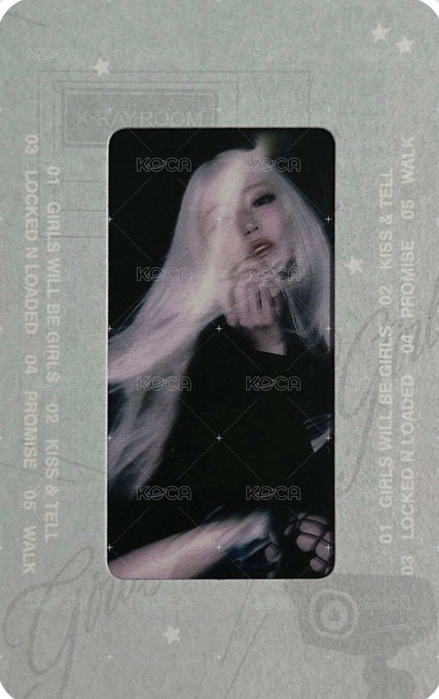 GWBG 專輯卡 卡帶版 預購禮 膠片 背面