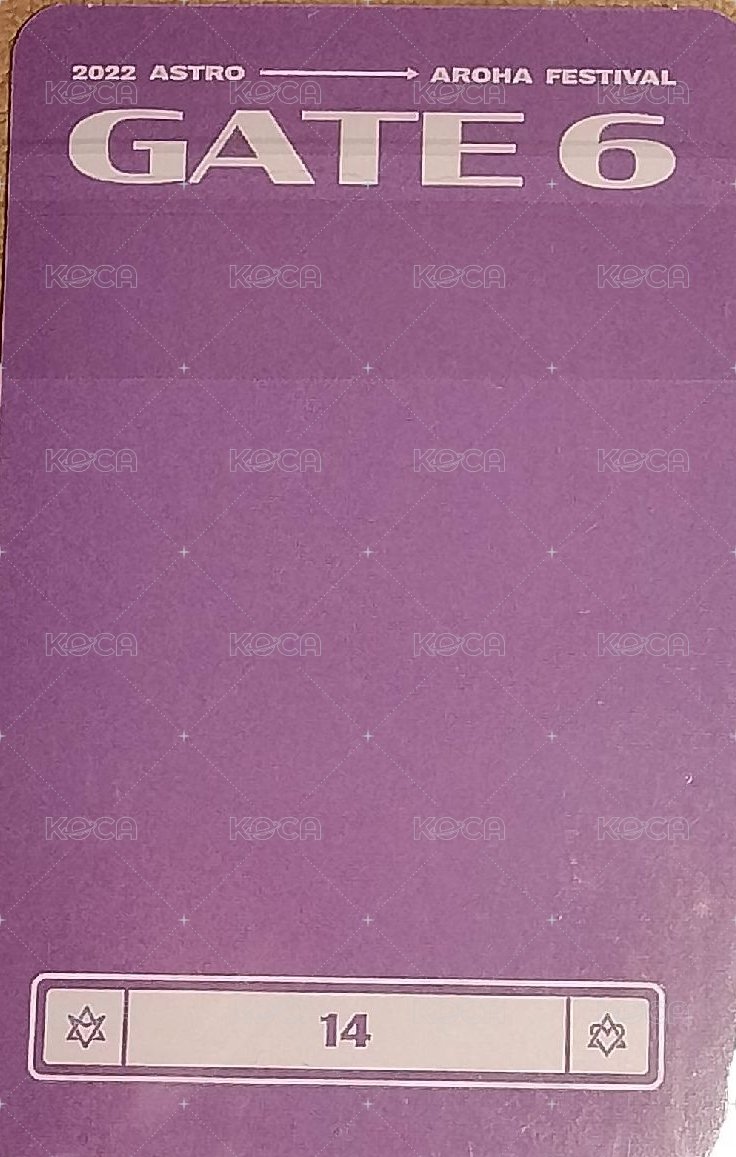 GATE 6  隨機卡  背面