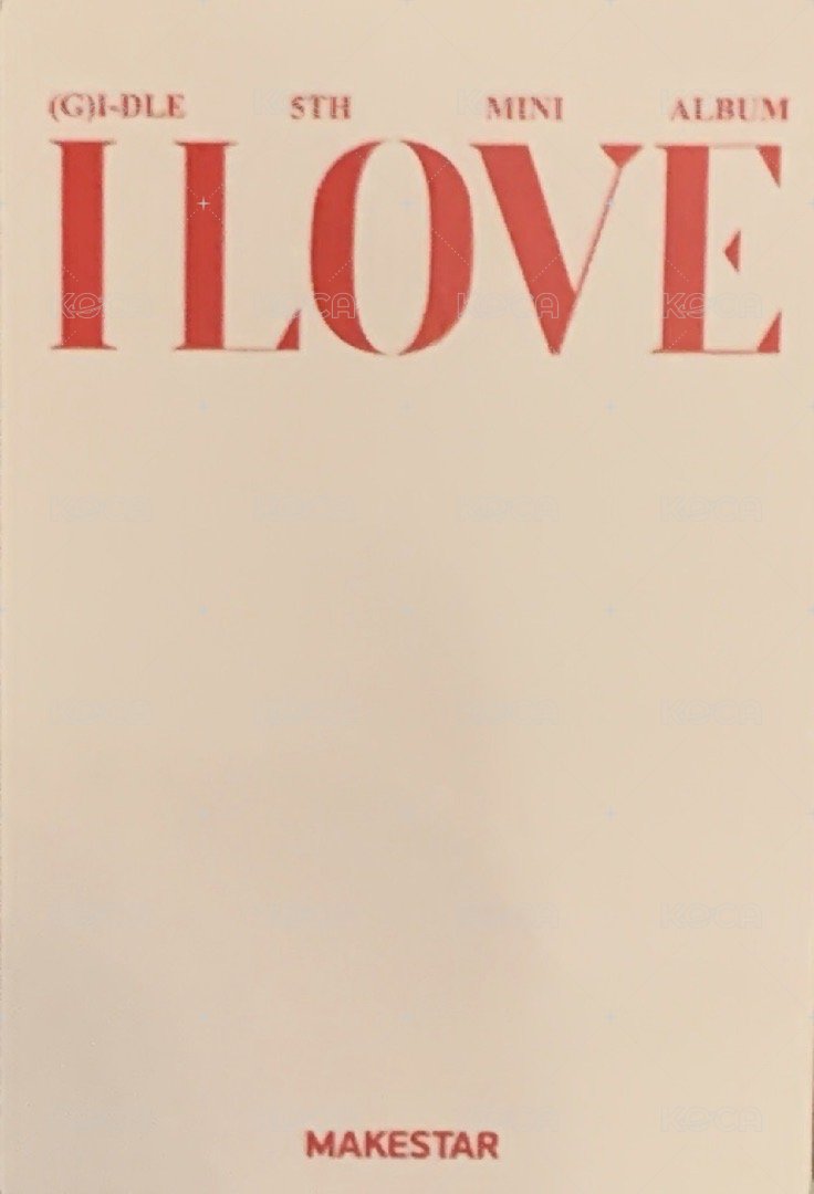 I LOVE ms 2.0 簽售卡  背面