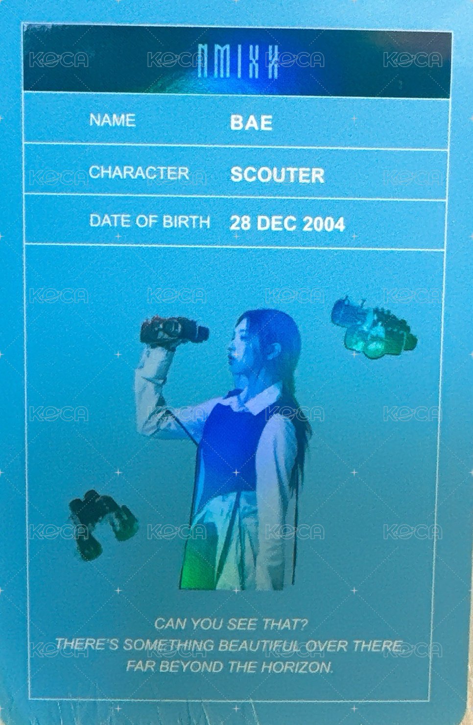 expérgo 專輯卡 限量版 角色卡 背面