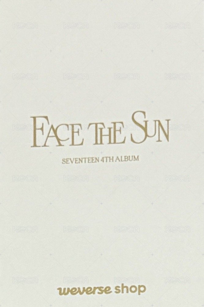 正四 wvs PB ver 特典卡  背面