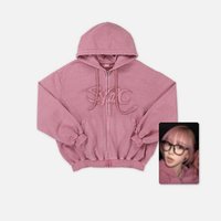 二巡 外套 PINK HOODIE ZIP-UP
