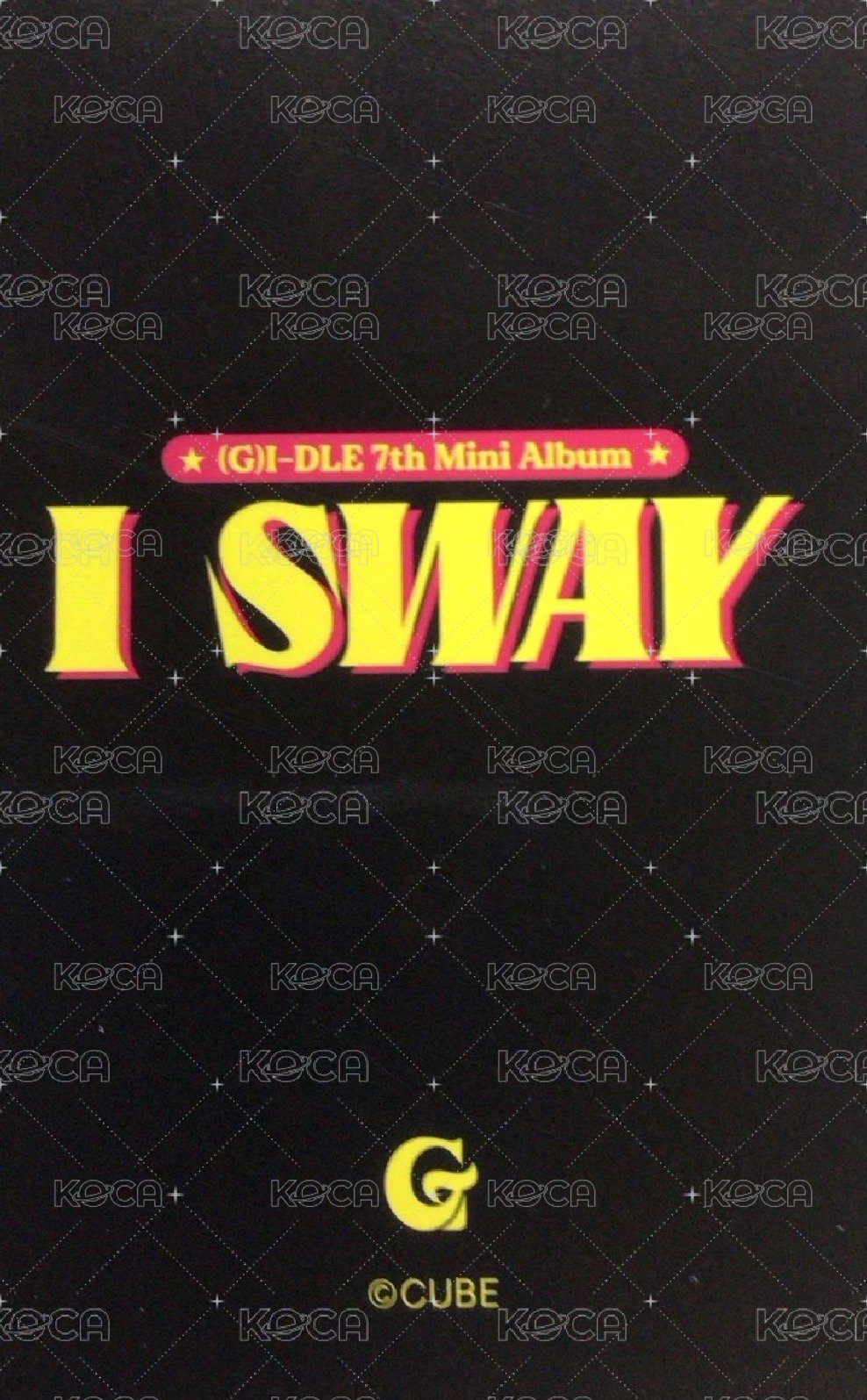 I SWAY 隨機卡 米妮隨機卡 背面