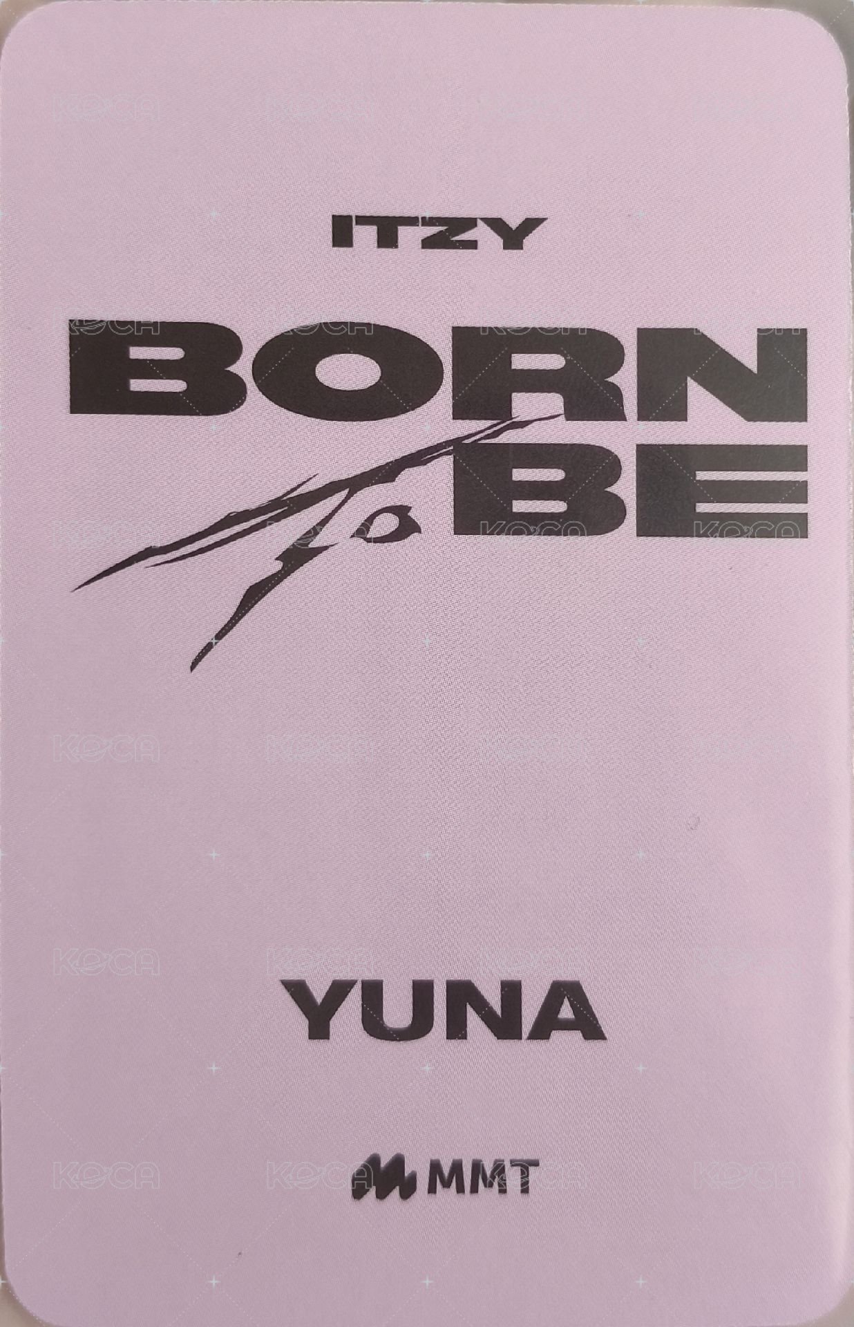 BORN TO BE mmt 2.0 簽售卡  背面