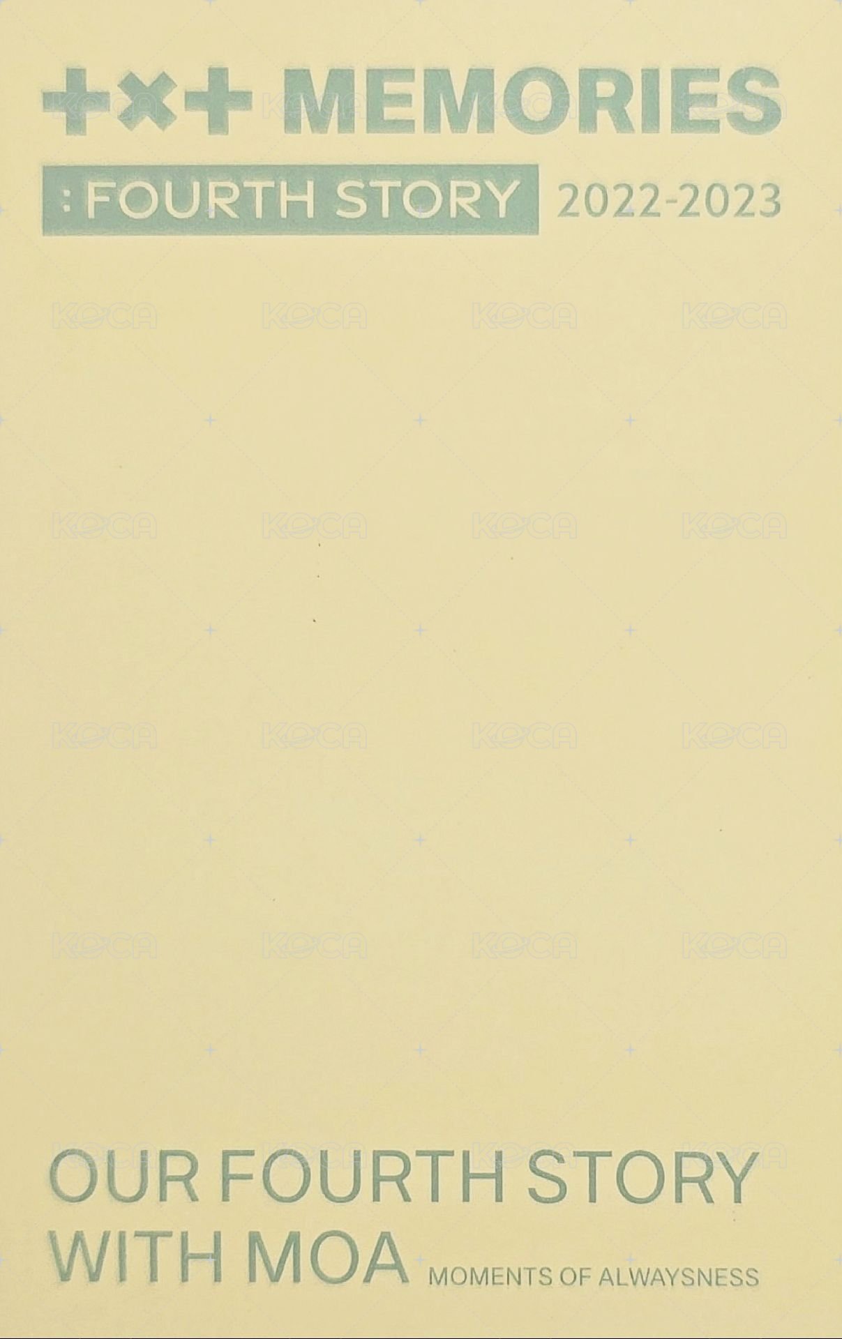 24回憶錄 周邊卡 TYPE 2  背面