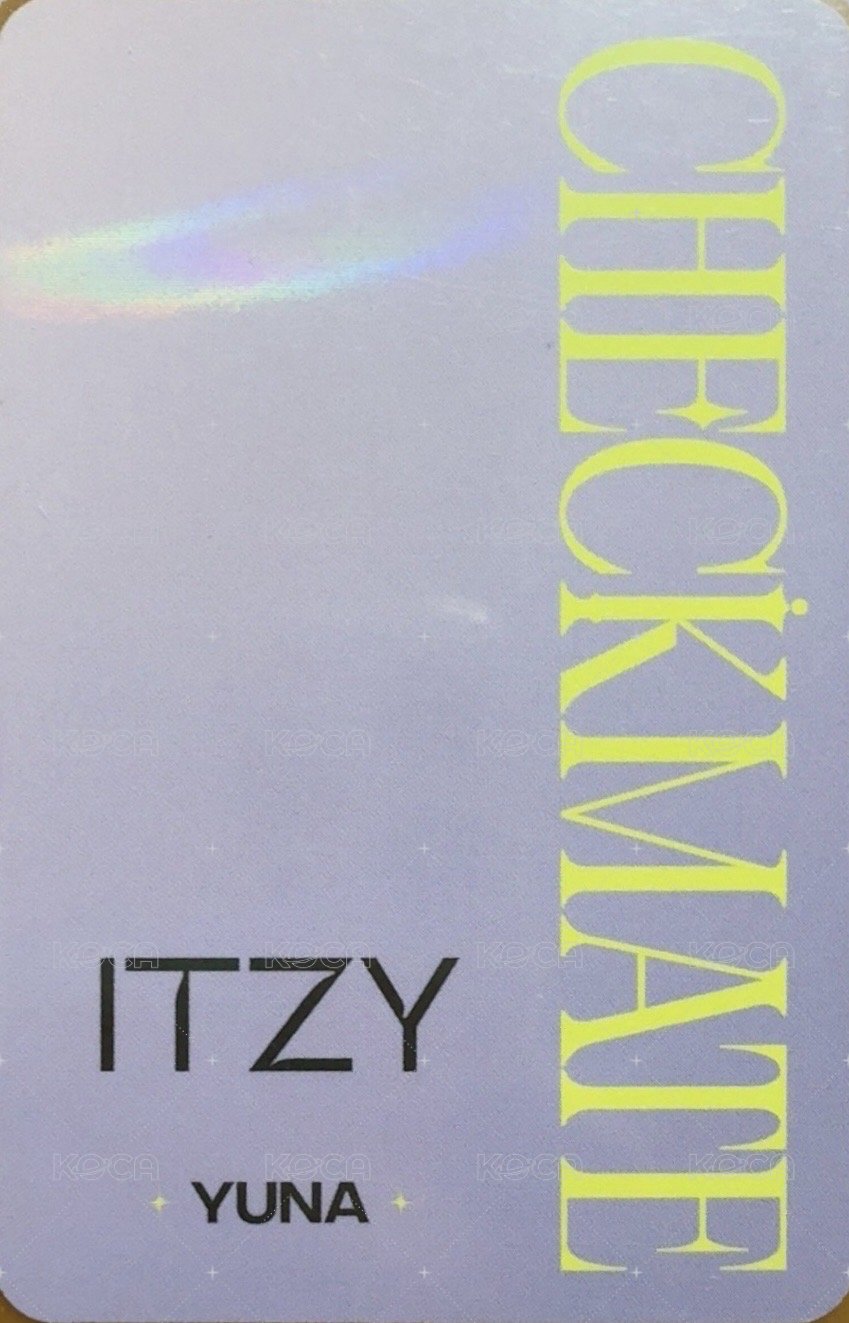 CHECKMATE sw 預售 特典卡  背面