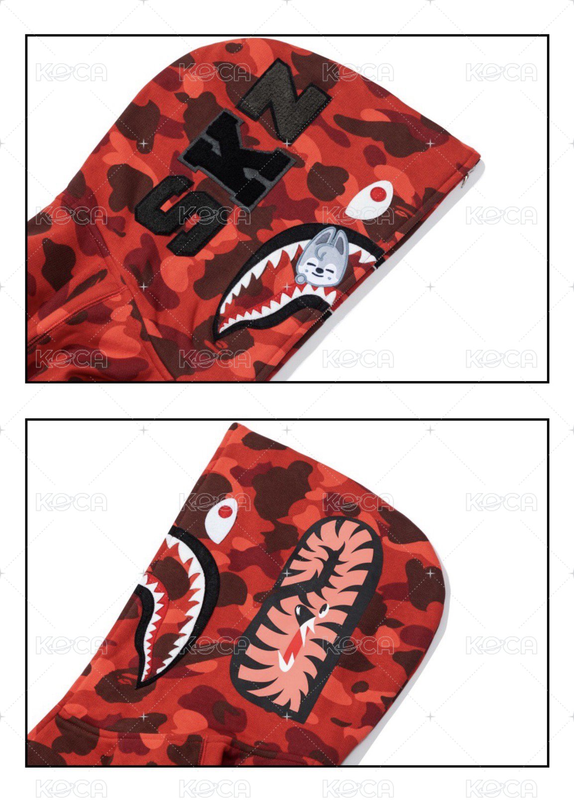 SHARK FULL ZIP HOODIE