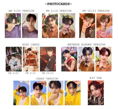 Seventeen 俊 迷11專卡、克拉盤專卡