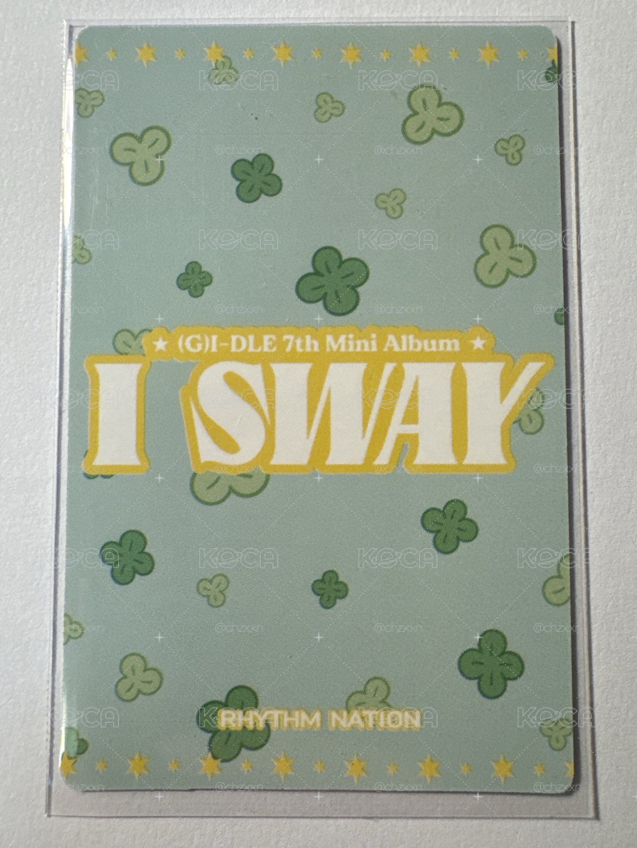 i-dle 舒華 <I SWAY>特典卡