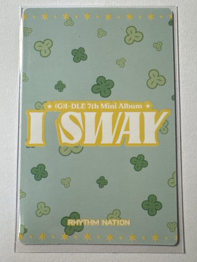 i-dle 舒華 <I SWAY>特典卡