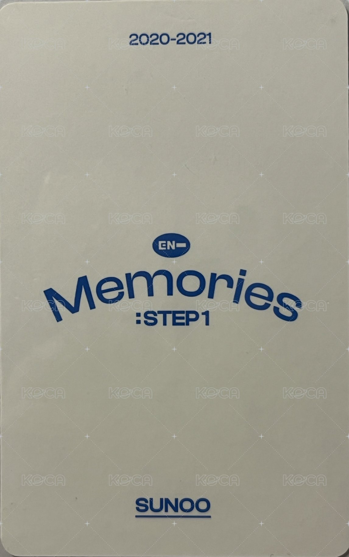 演唱會 DVD / CD 卡 21回憶錄DVD禹 背面