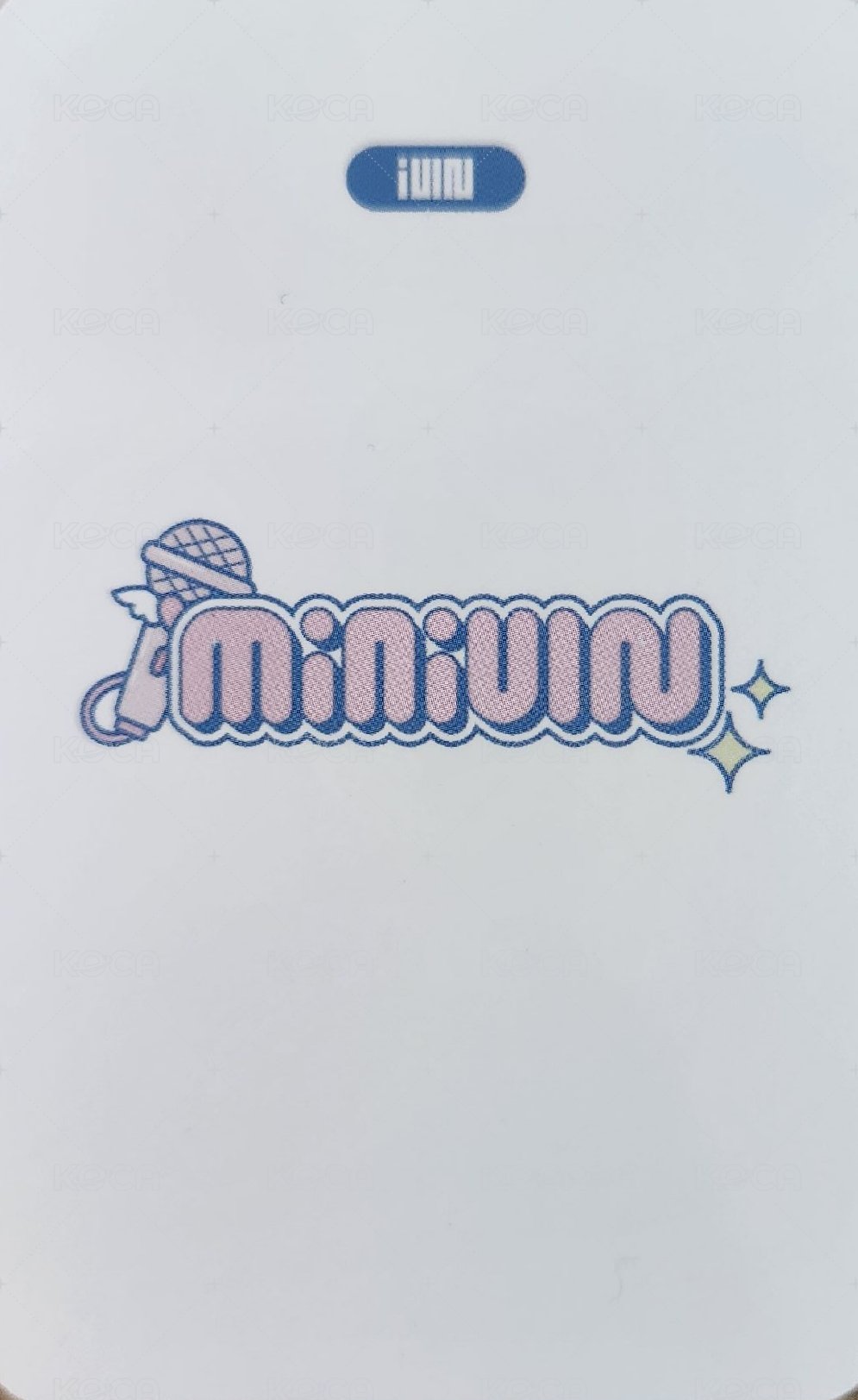 minidle 2.0 周邊卡 娃娃卡 背面