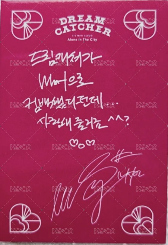 迷你三輯 專輯卡  背面