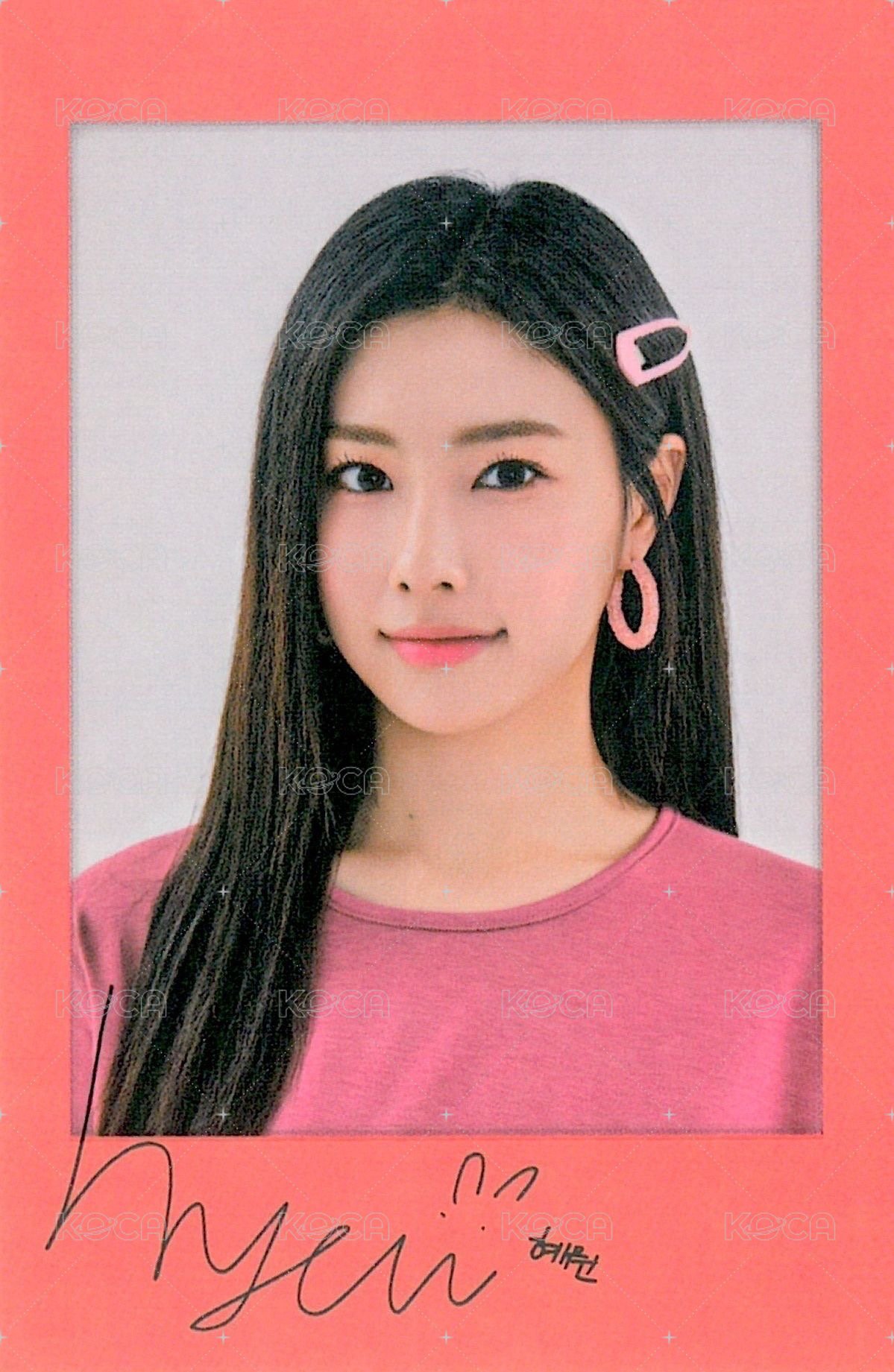 1st 演唱會 周邊卡 拍立得B 正面