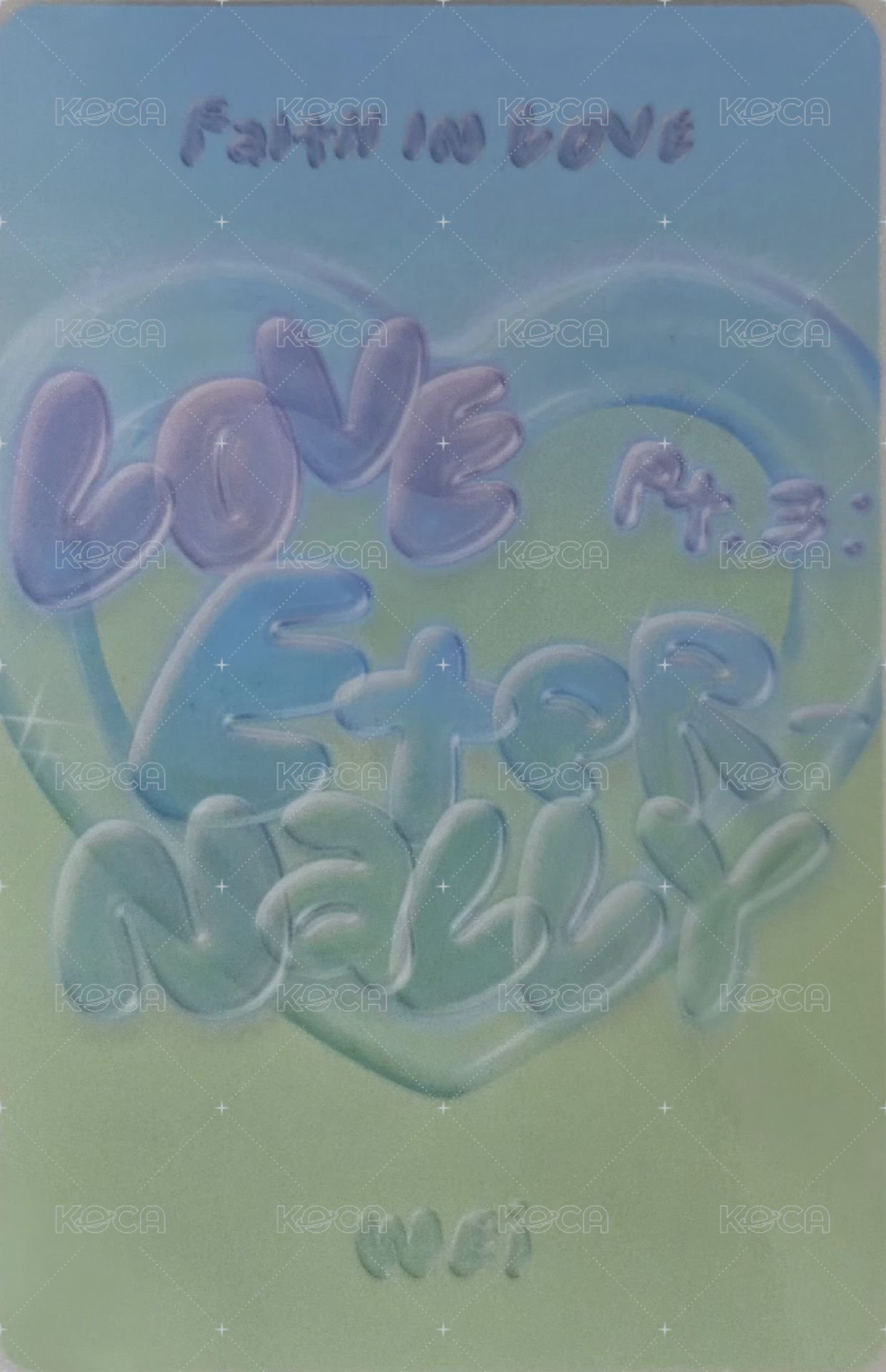 迷你六輯 專輯卡  背面