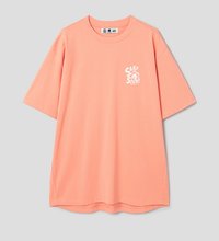 寬版短袖 T 恤 亮橘