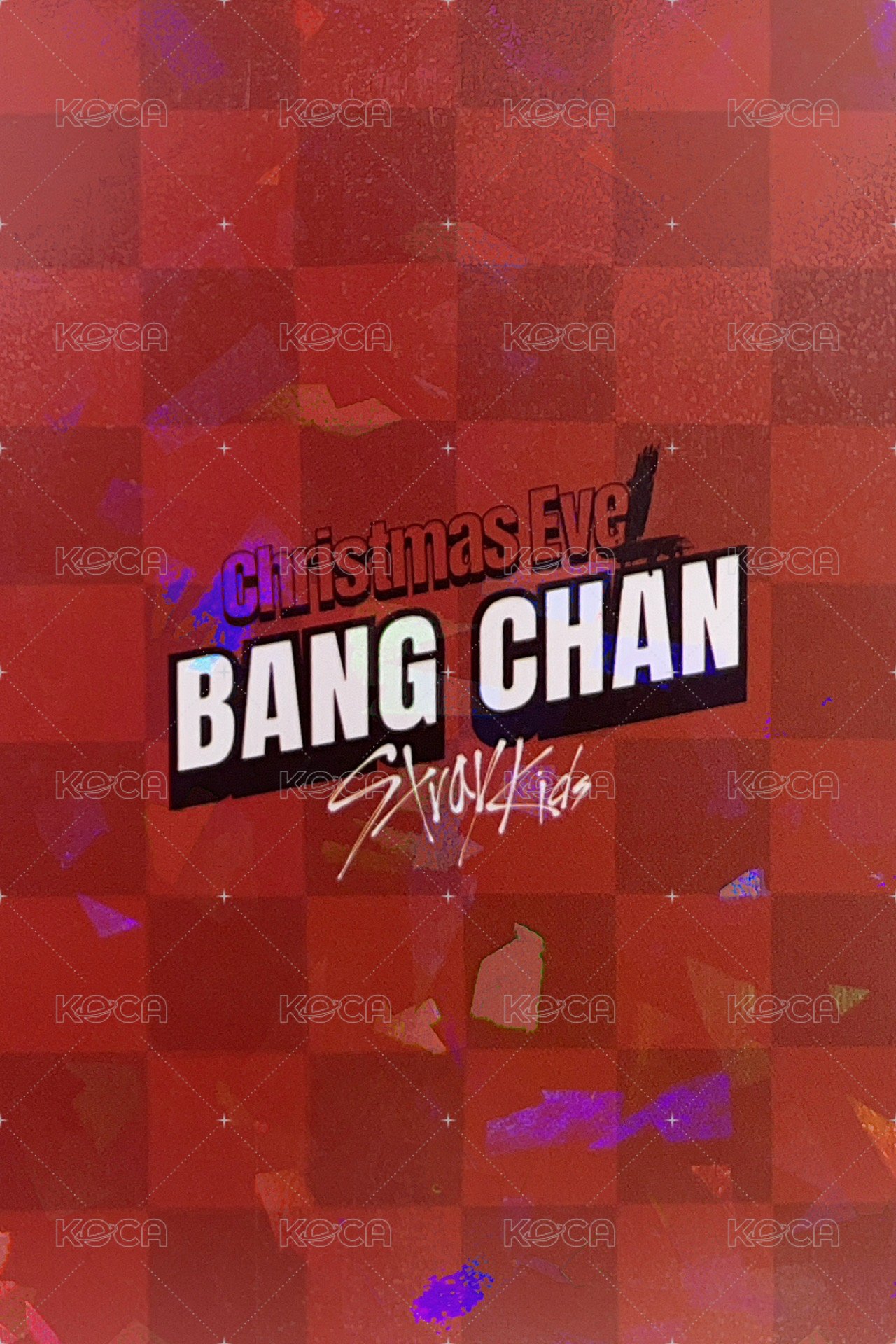 聖誕 專輯卡 HOLO ver.閃卡 背面