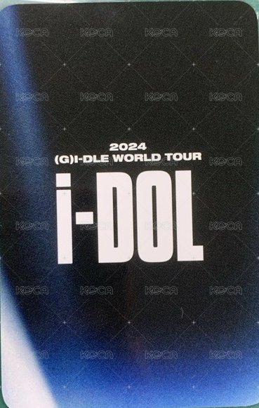 24’演唱會 iDOL 隨機卡 迷七演唱會包卡 背面