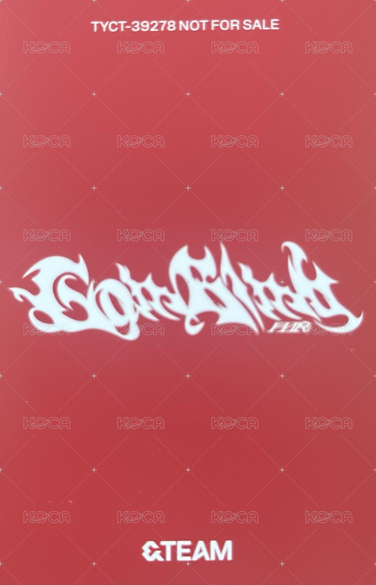 月狼 專輯卡 雙人卡 Taki&Fuma 背面