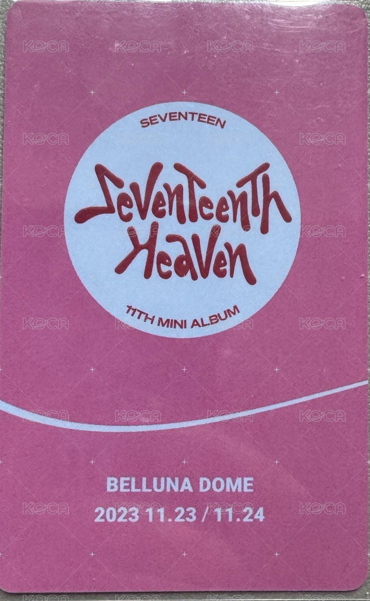 MINI11 wvs 埼玉 入場卡 / 場限卡  背面