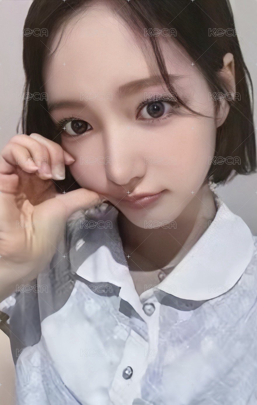 DA ms 1.0 簽售卡 捏臉頰愛心 正面