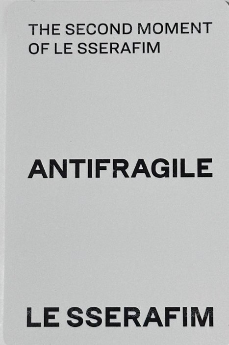 ANTIFRAGILE 專輯卡 COMPACT版專卡 背面
