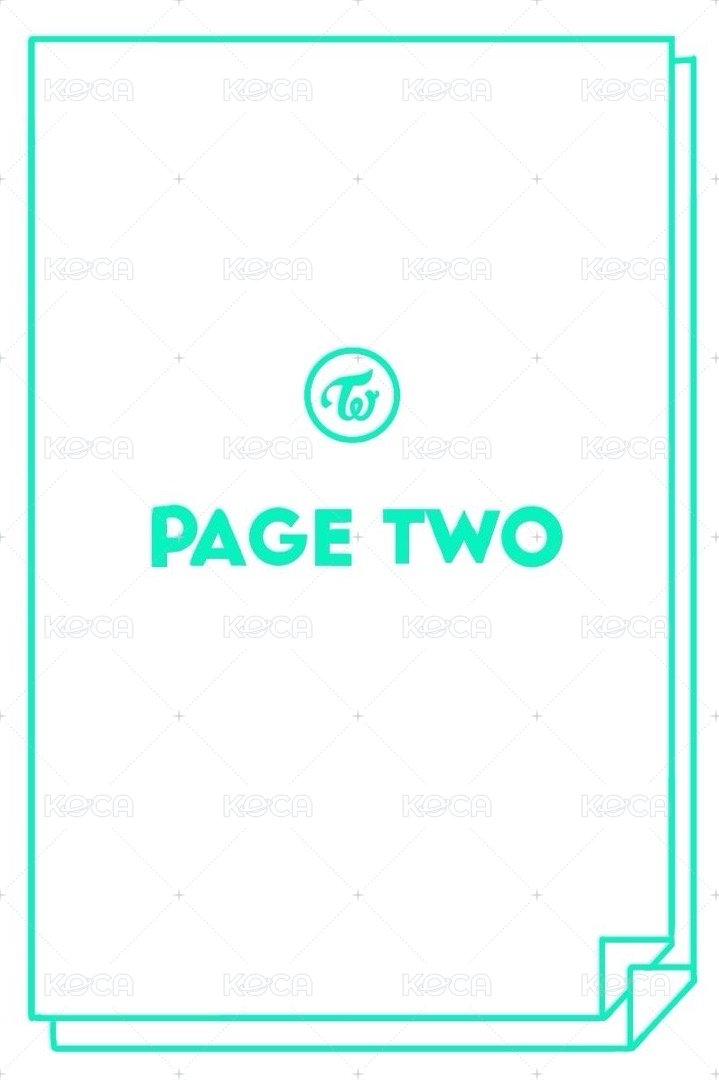 PAGE TWO 專輯卡 Selfie版 棒卡 背面