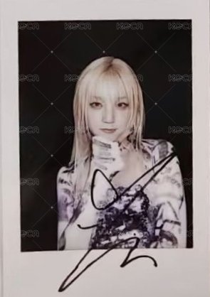 YUQ1 kms 10.0 簽售卡 末場琦拍 金髮琦拍 正面