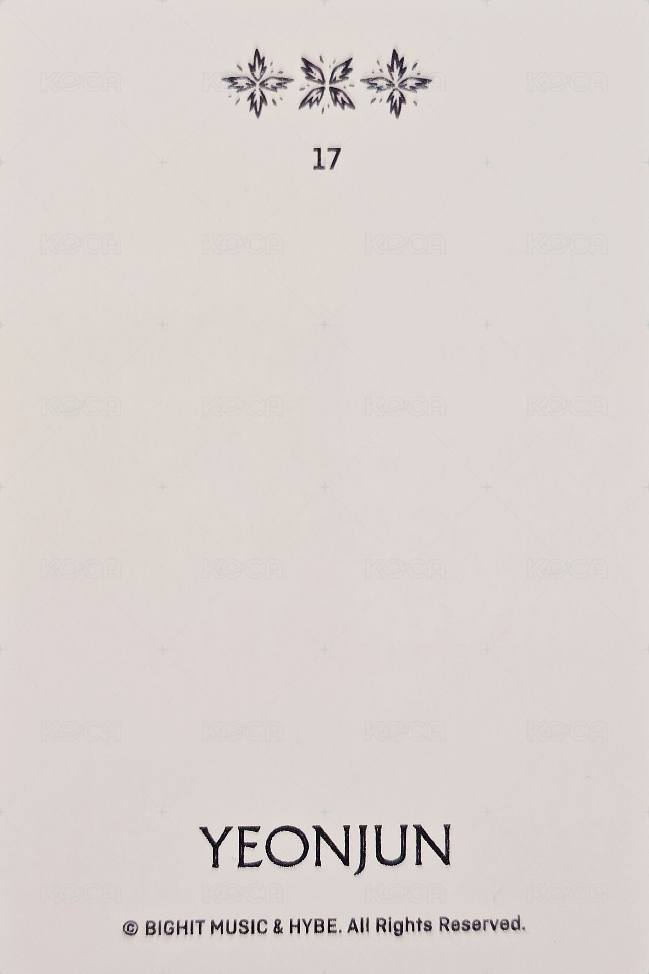 CHIKAI 誓い 隨機卡  背面