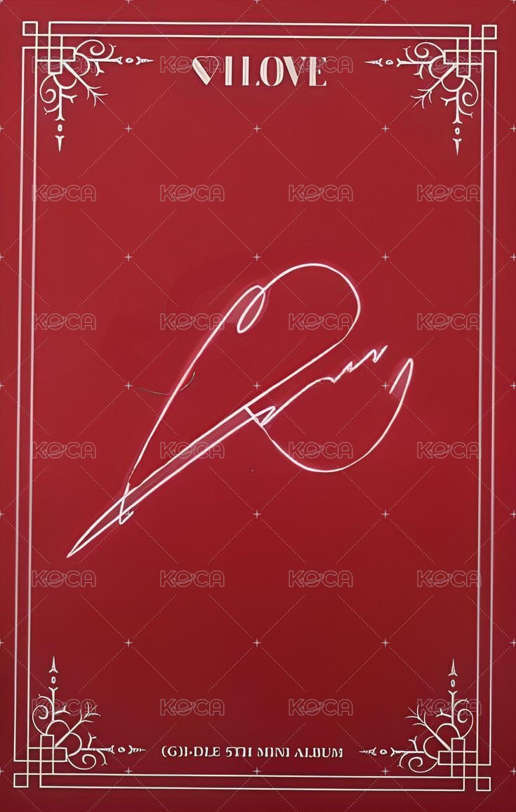 I LOVE 專輯卡 單封版 背面