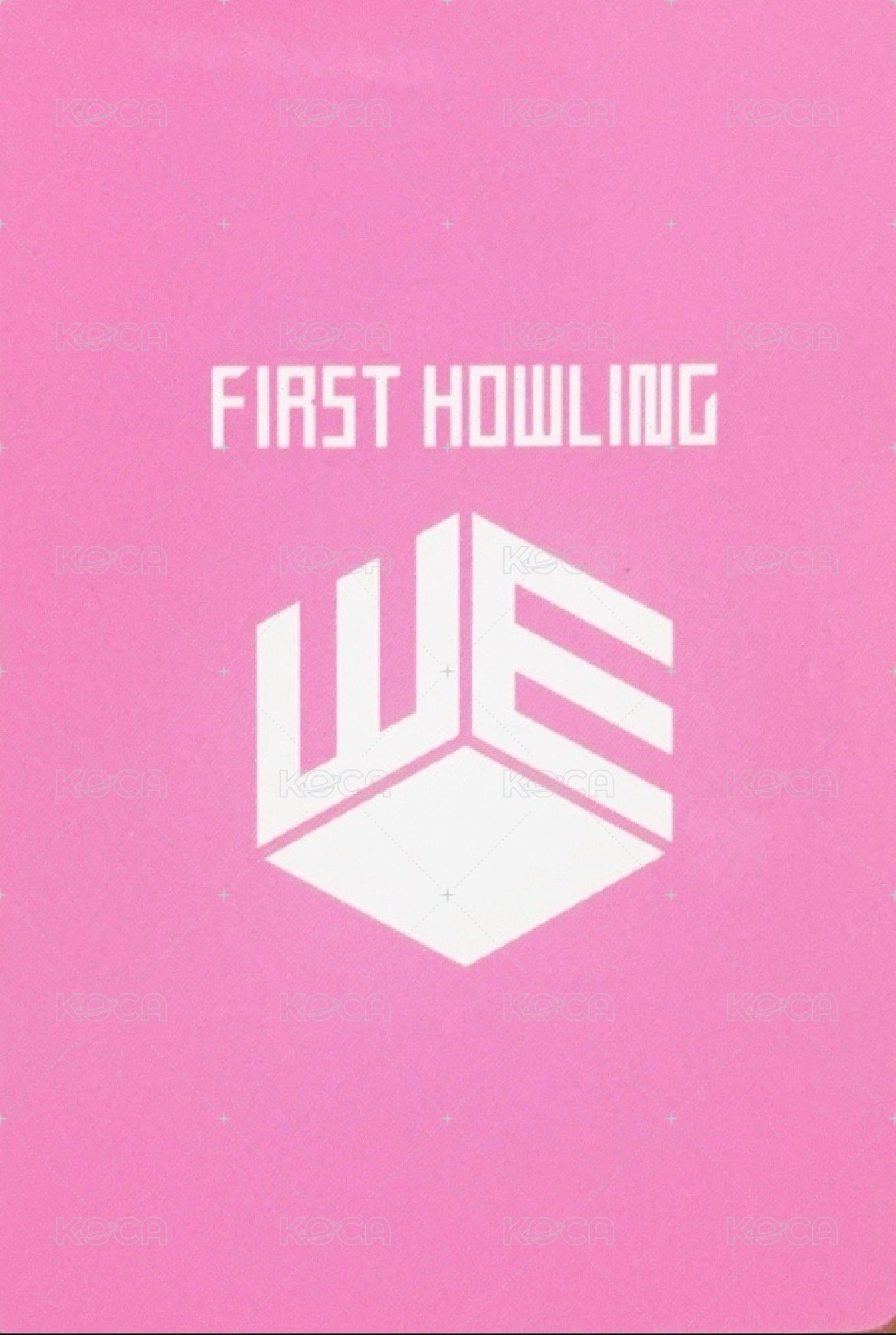 WE yzy 1.0 簽售卡  背面