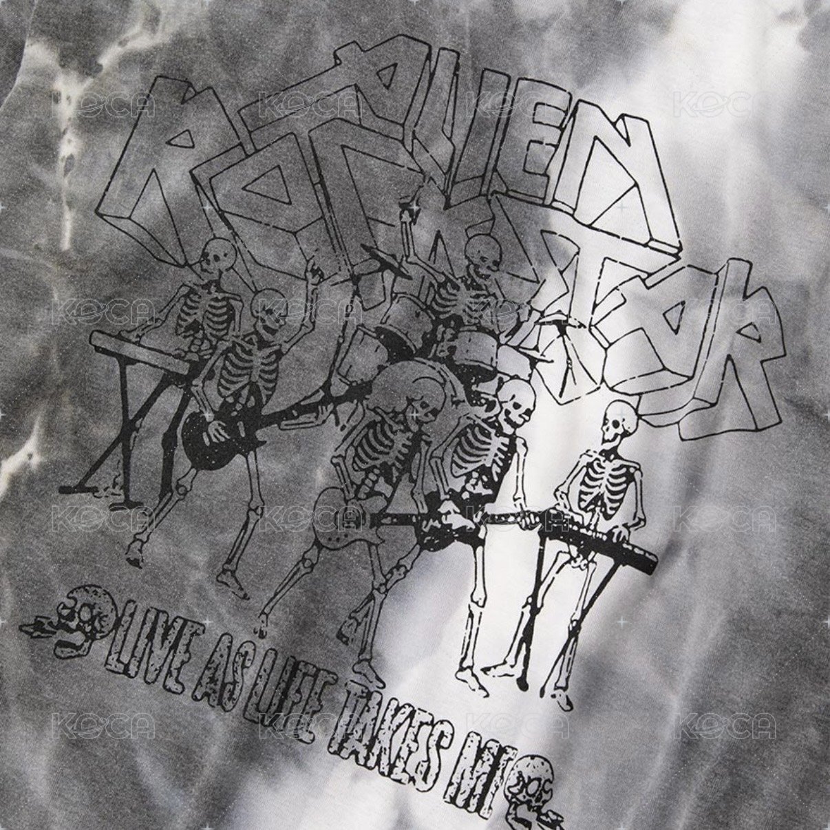 SKULL BAND-CHARCOAL GREY