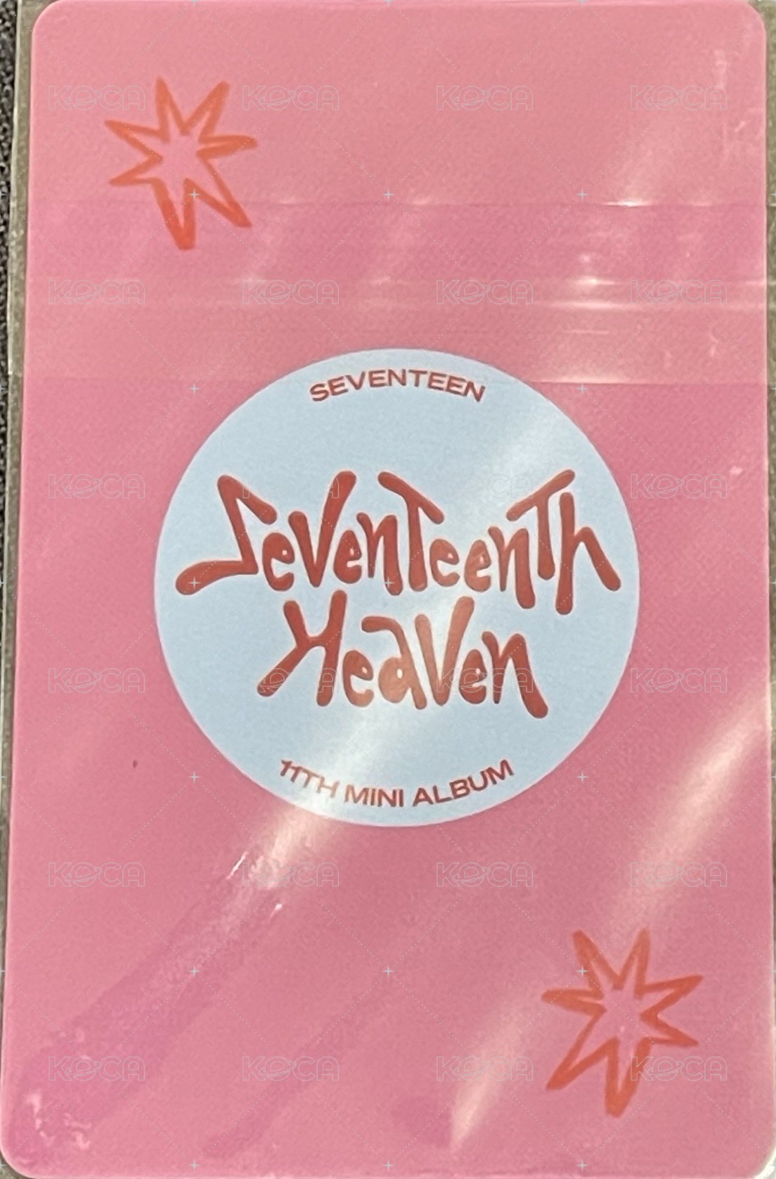 MINI11 日咖 CARAT ver. 特典卡  背面