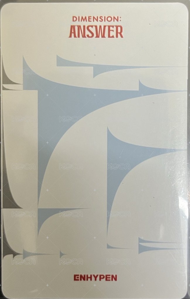 正一後續 專輯卡  背面