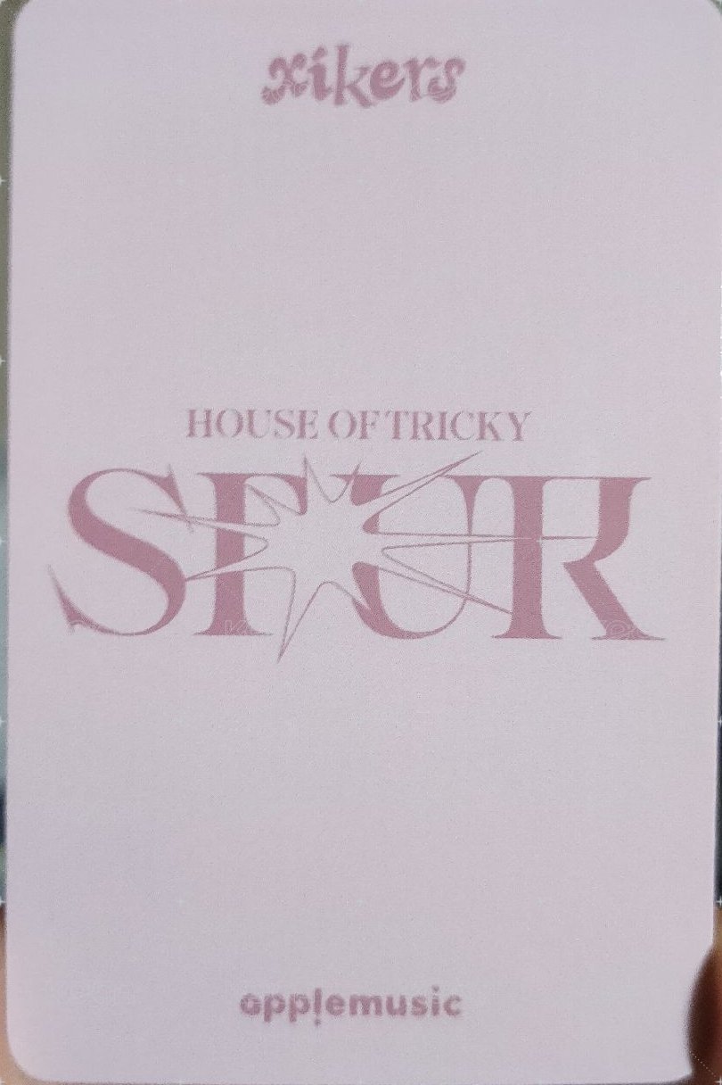 5th House of Tricky : Spur am 特典卡  背面