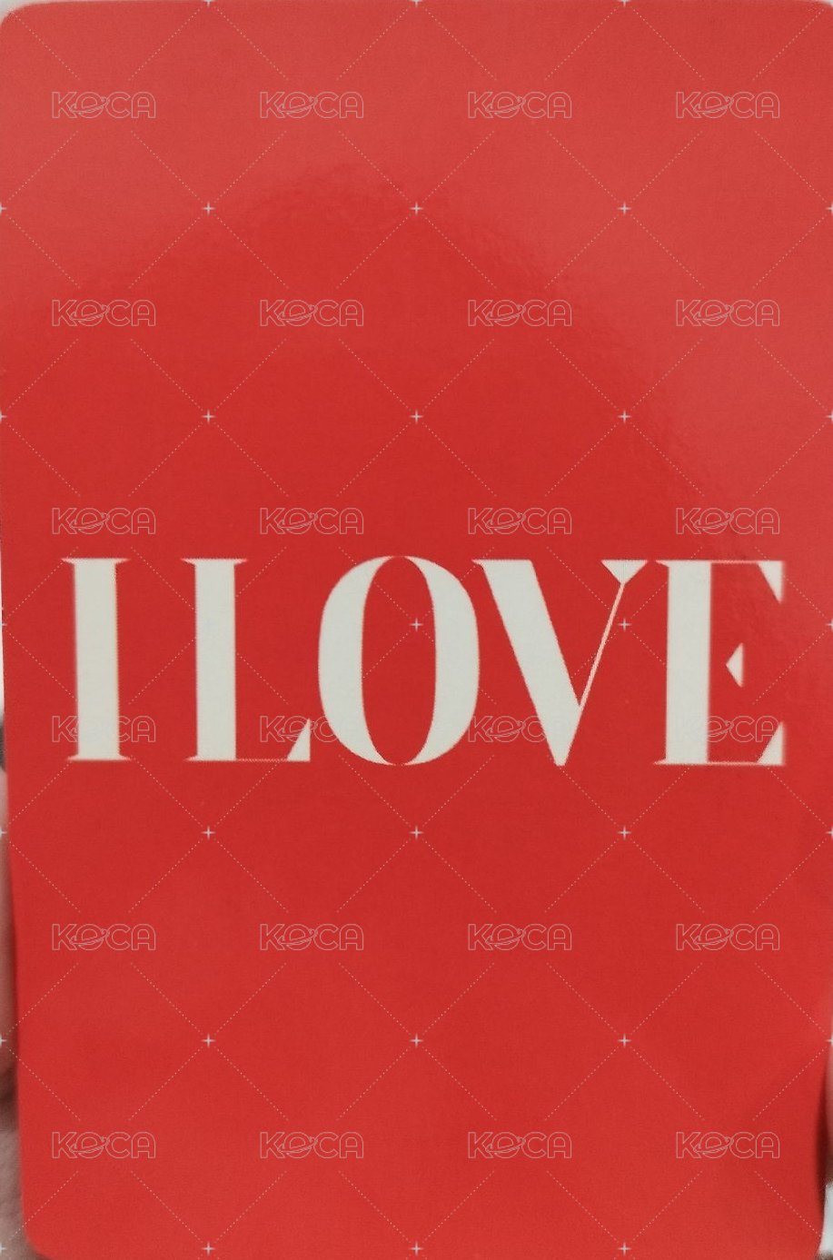 I LOVE wm 1.0 特典卡 withmuu1.0預售特典羽毛刷 背面