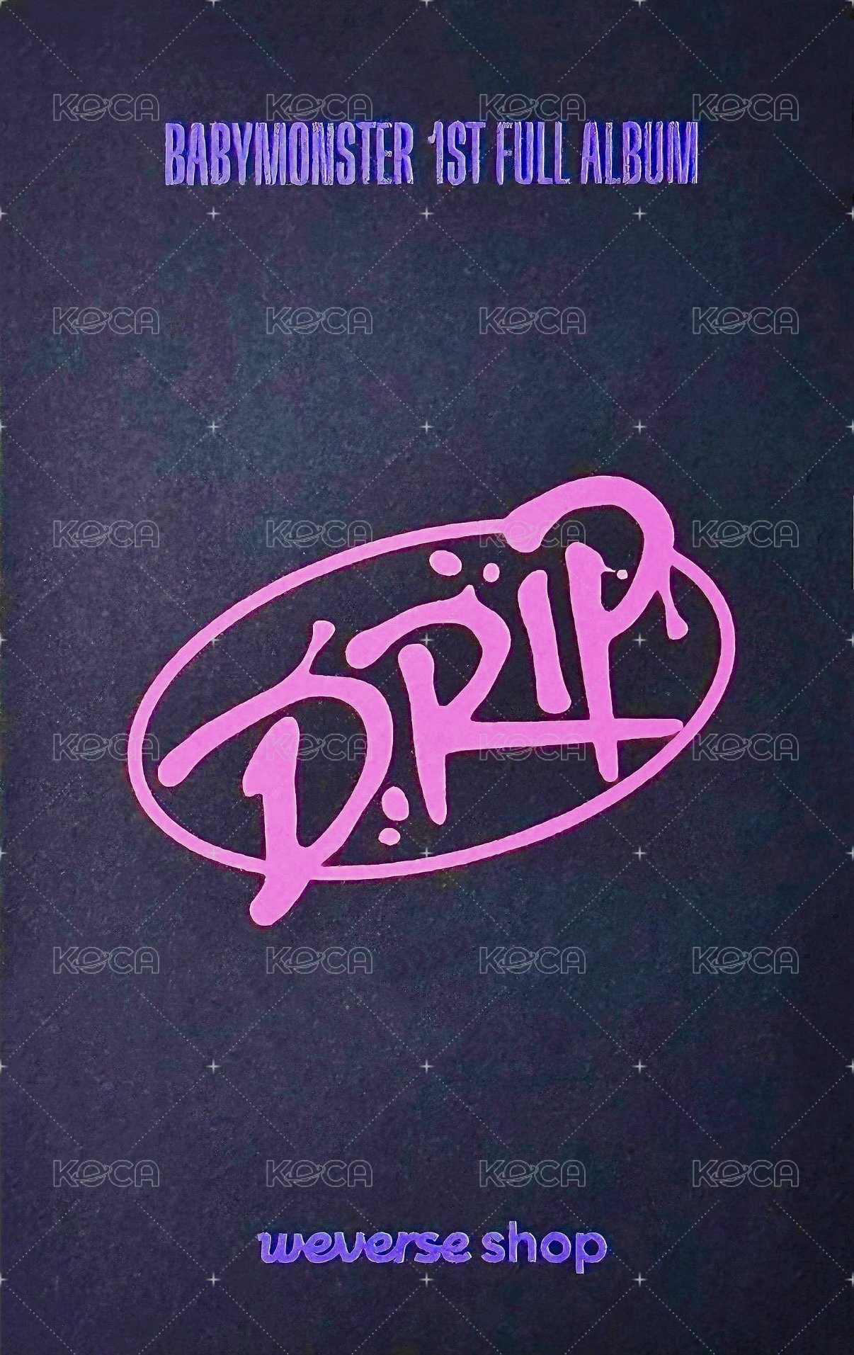 DRIP wvs 特典卡 預售卡 背面