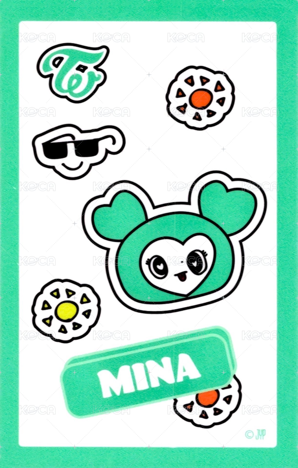 六巡 JYP JAPAN 滿額卡  背面