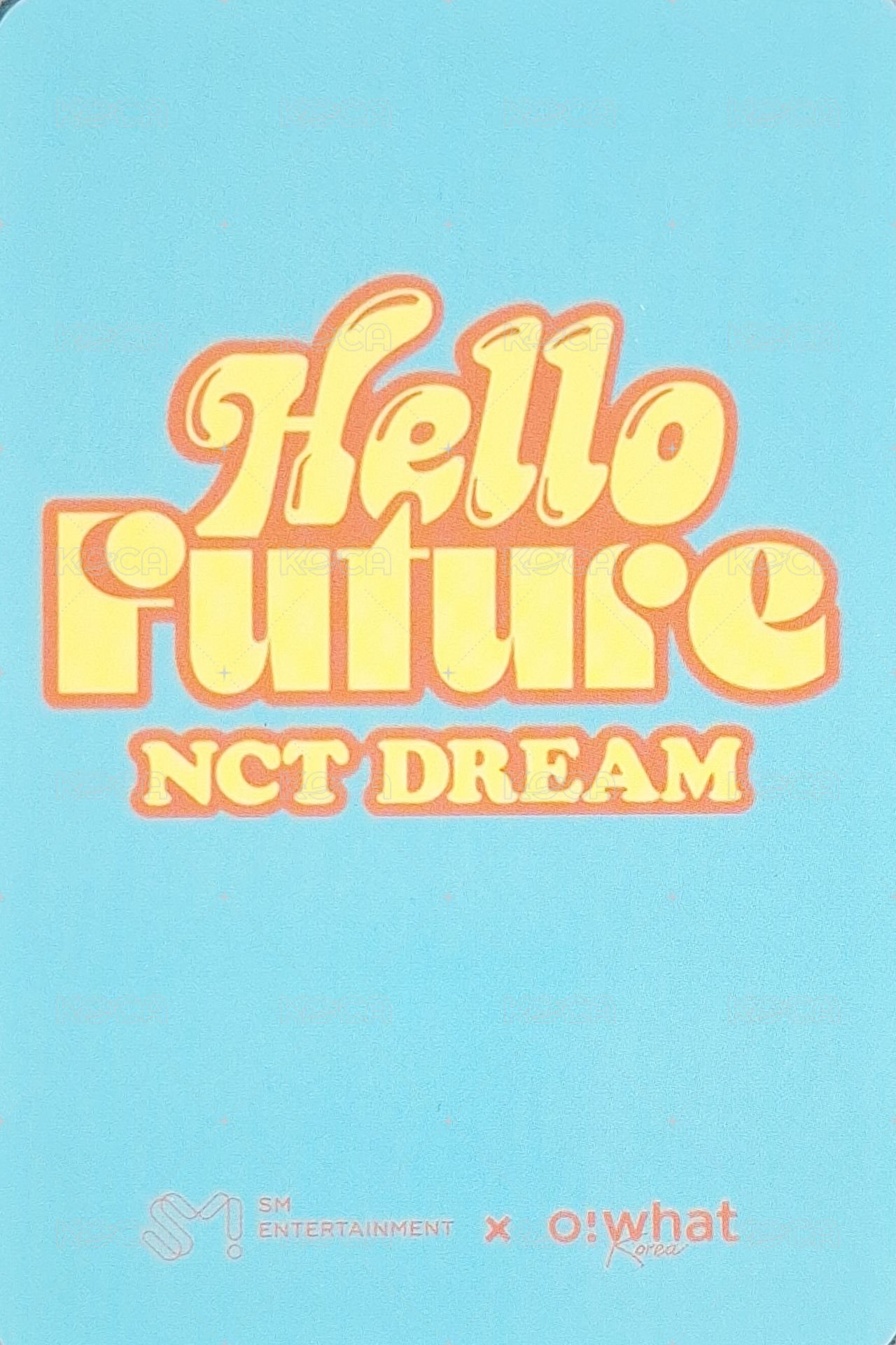 Hello Future   簽售卡 owhat 簽售 背面