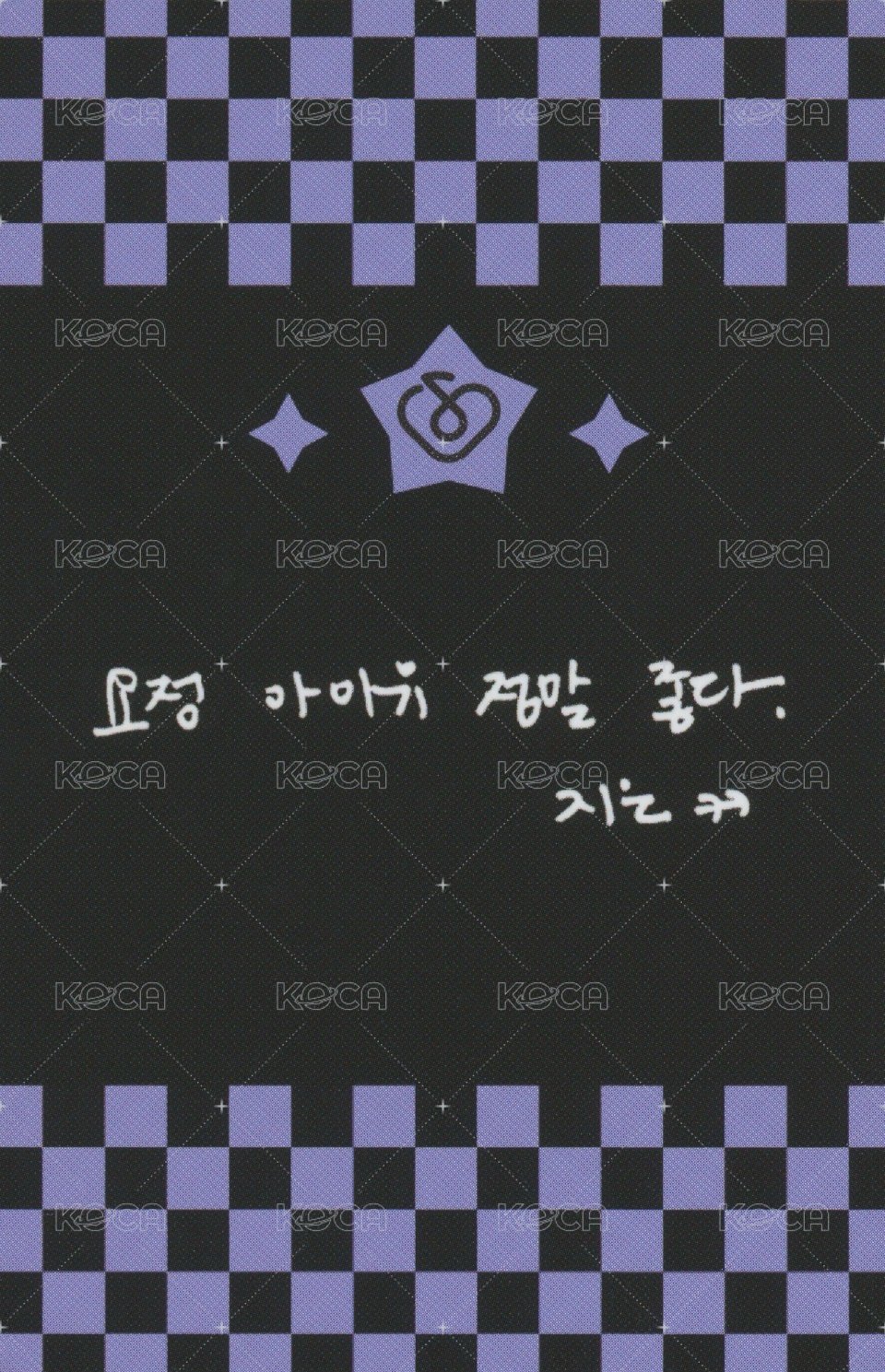 24’ 安可演唱會 周邊卡 卡套卡 背面