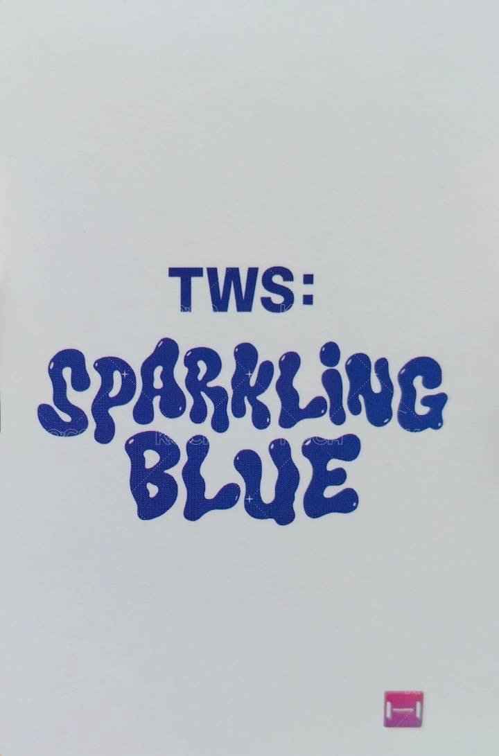 Sparkling Blue sw 咖啡廳 特典卡  背面