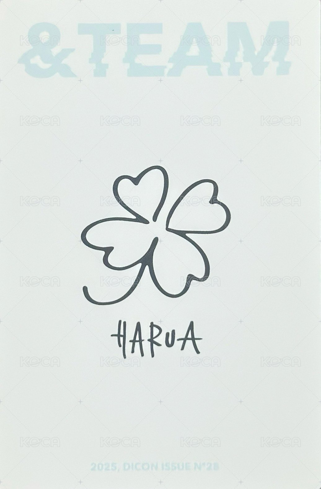 D社/D社日本快閃 A-TYPE 雜誌卡  背面