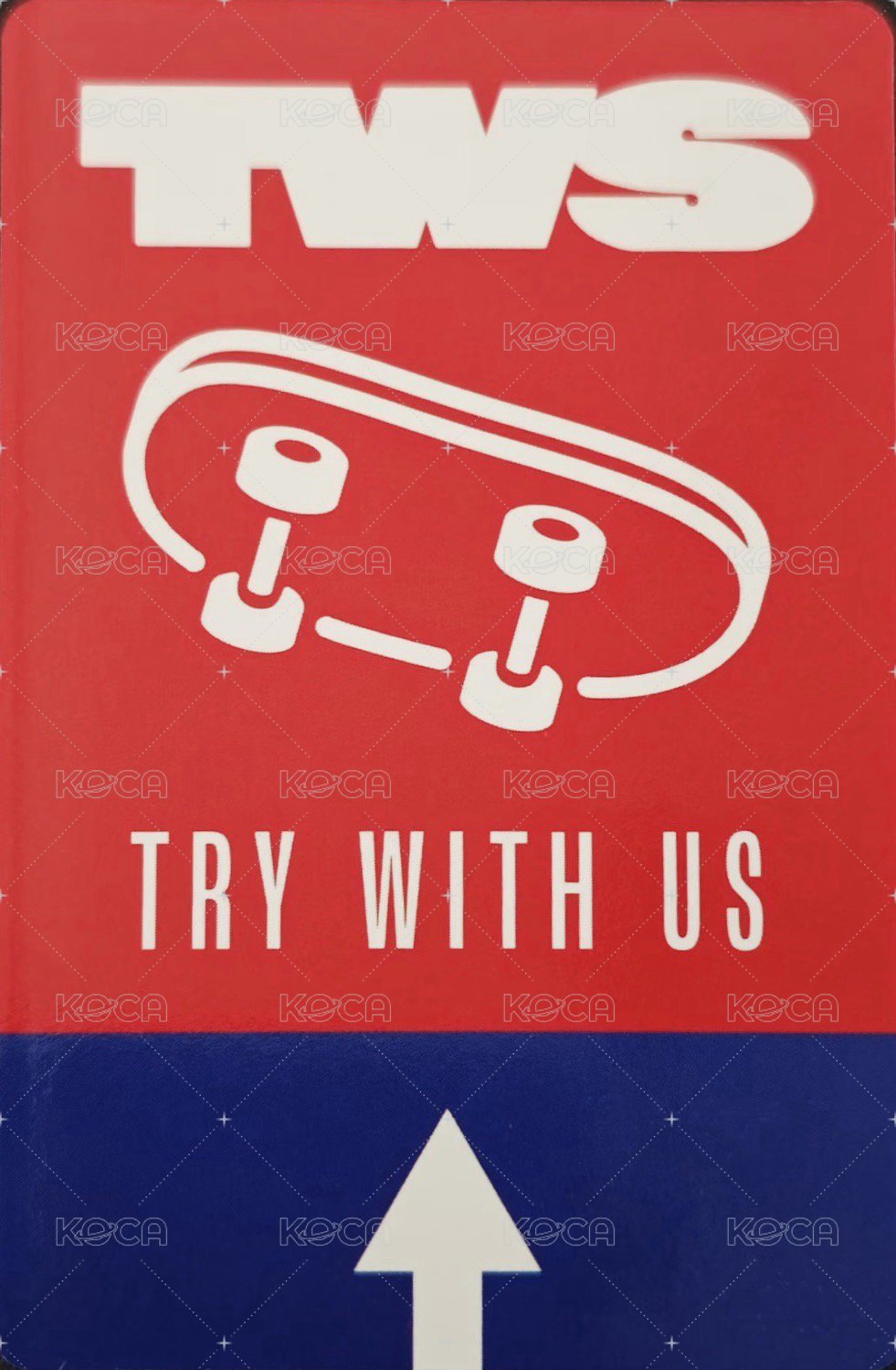 TRY WITH US 專輯卡 KiT ver 背面