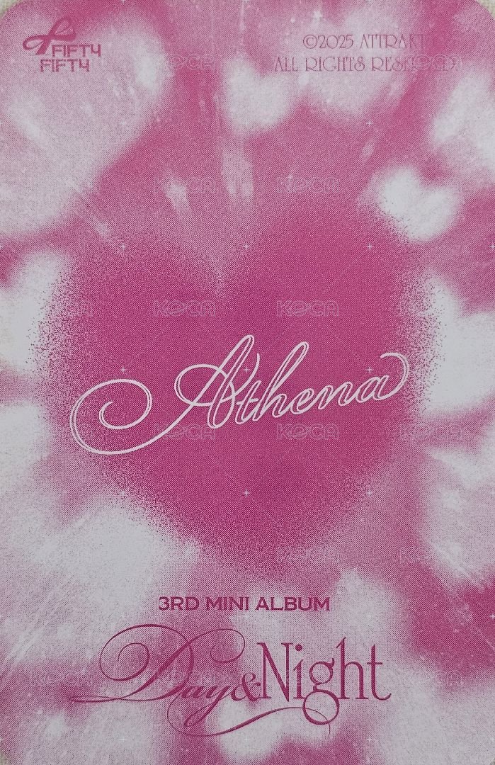 Day & Night 專輯卡 Day&Night 專卡 - Day ver 背面