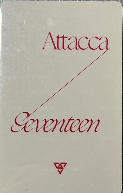 正四 Busan Depart 2.0 特典卡  背面