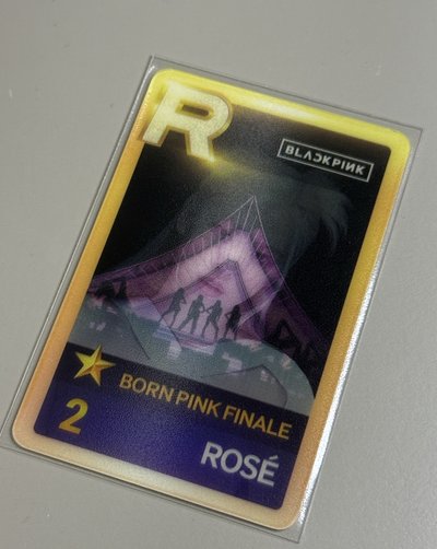 born pink世巡終場遊戲變化卡 肉