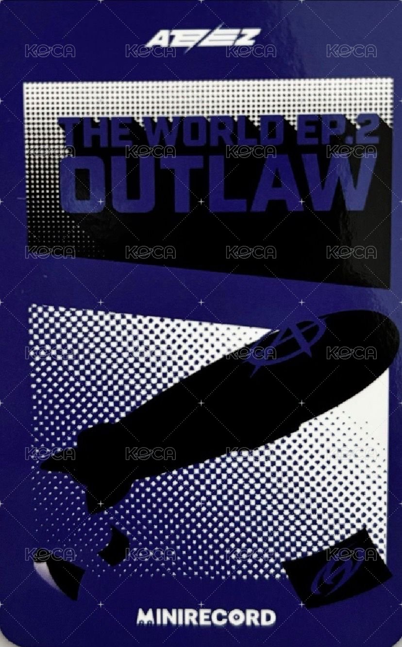 OUTLAW MINIRECORD 4.0 簽售卡  背面