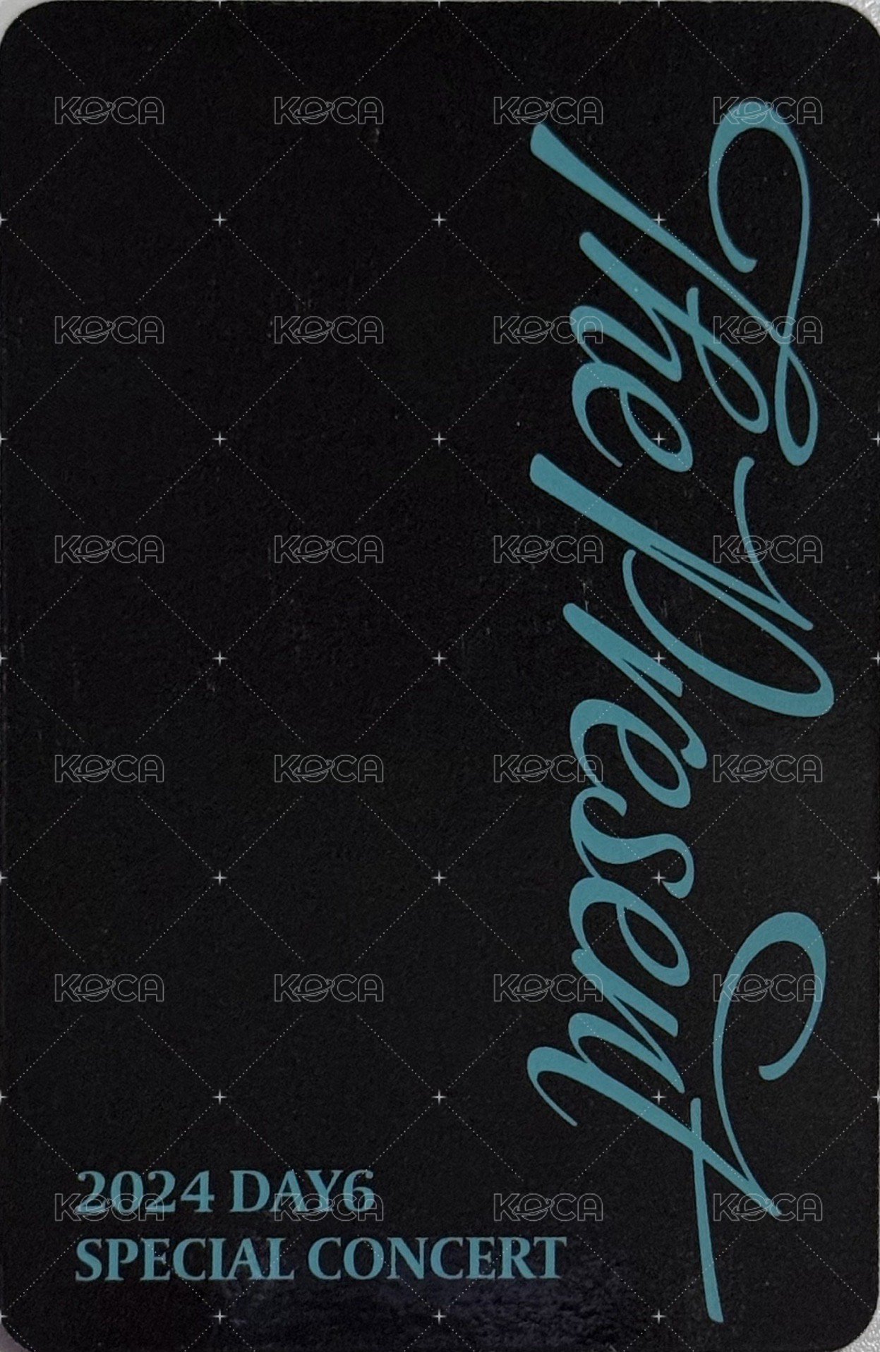 24聖誕控 Day1 入場卡 / 場限卡  背面