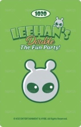 25生日 周邊卡 插卡旋轉立牌 背面