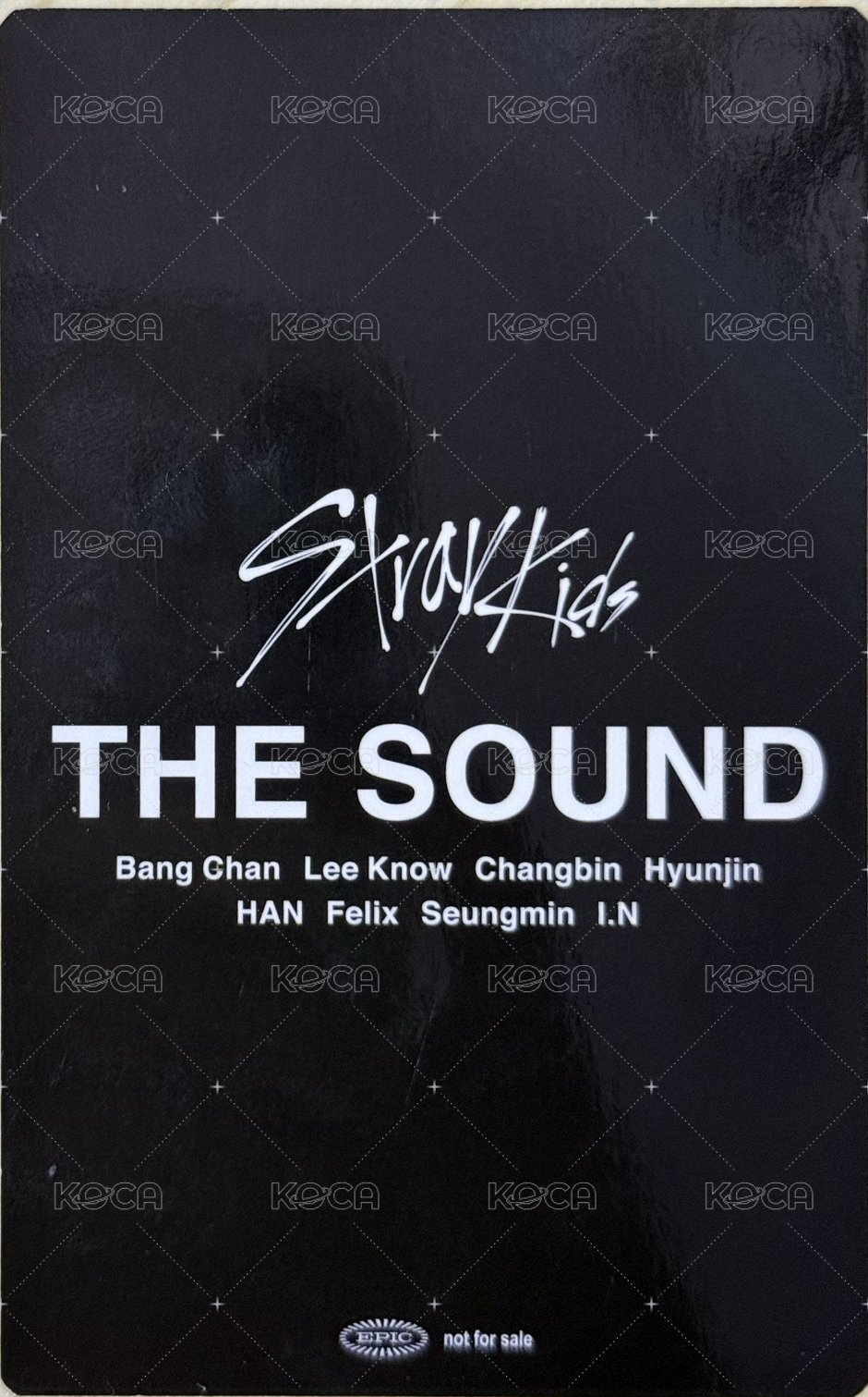 THE SOUND 入場卡 / 場限卡 大阪 02/25 背面